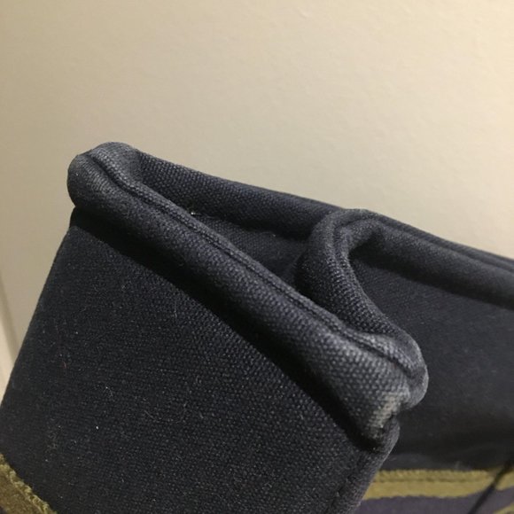 Hermes Blue Canvas Fabric Fourre Tout TPM France - Picture 6 of 11